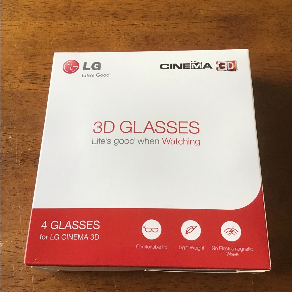 LG AG-F310 3D TV Glasses